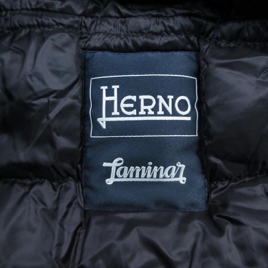 HERNO ヘルノ ラミナー ゴアテックス PIUMINO PARKA PI048DL 11121 ダウンコート アウター 38 S レディース ダークネイビー 【中古】_2