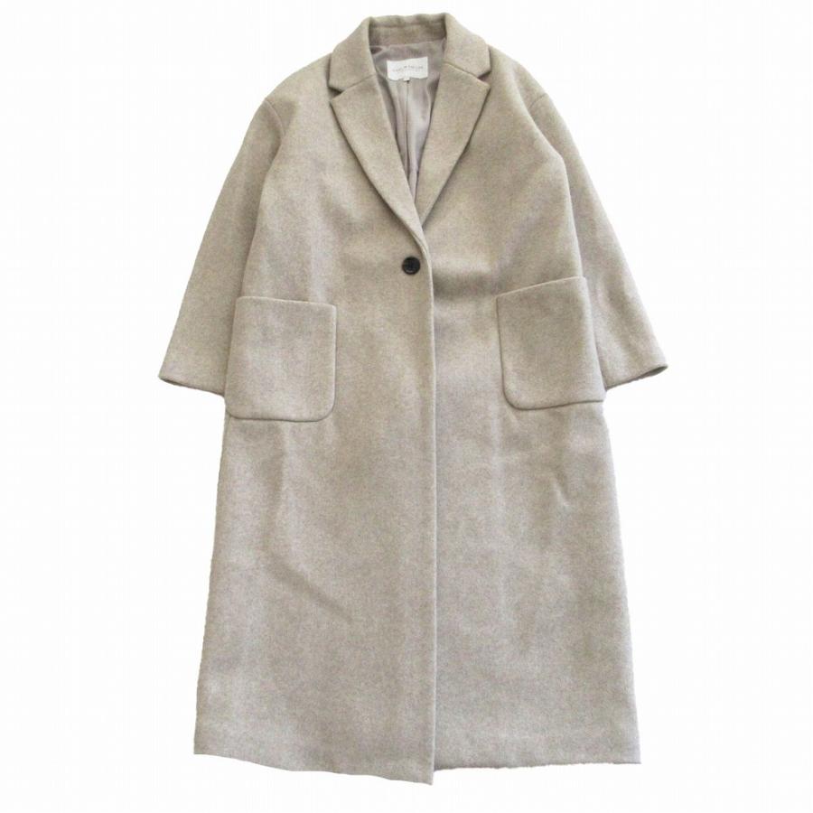 美品❗️【ユナイテッドアローズ】A day レディースチェスターコート 40 UNITED ARROWS（ユナイテッドアローズ） チェスターコート レディース