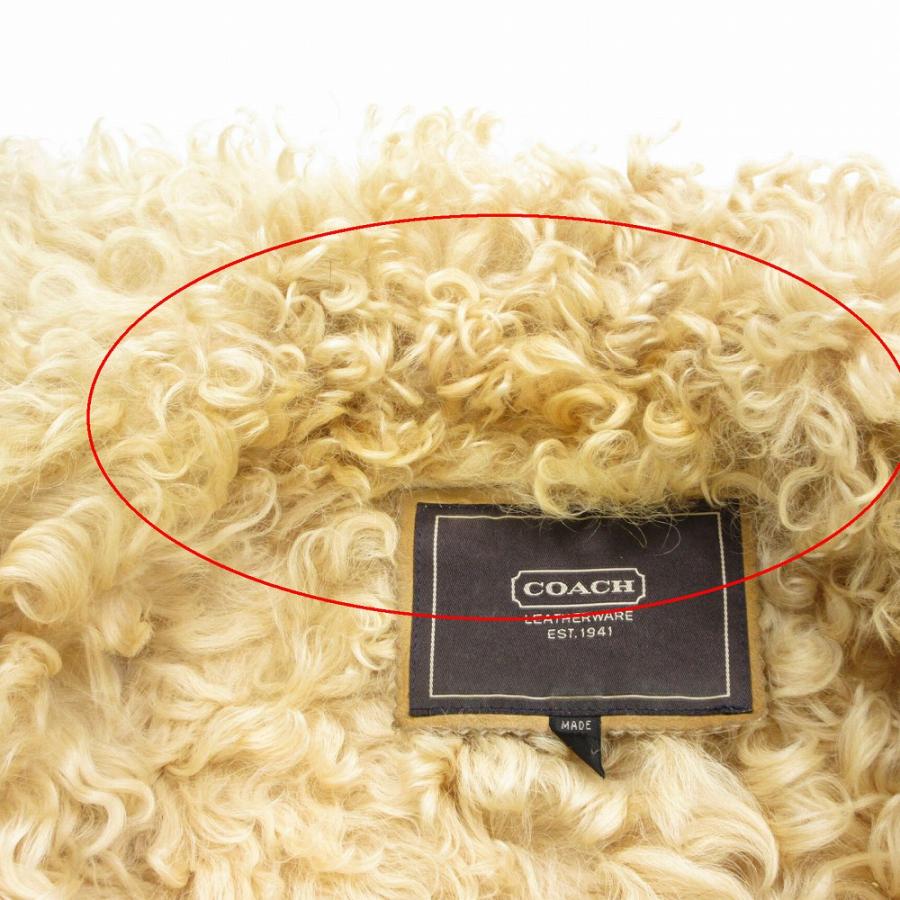 COACH（コーチ） リアル ムートンコート ジャケット アウター サイズ L