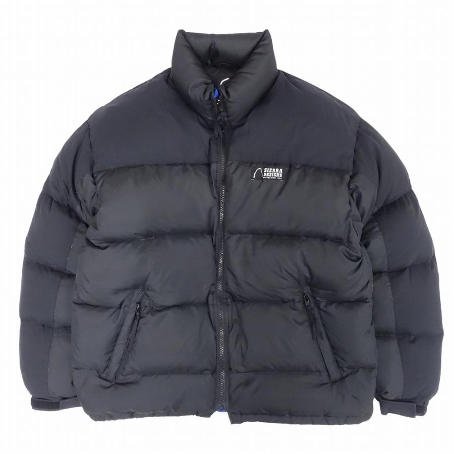 【超美品】SIERRA DESIGNS ブラック ダウンジャケット M SIERRA DESIGNS（シエラデザインズ） 00s SIERRA DESIGNS 黒タグ