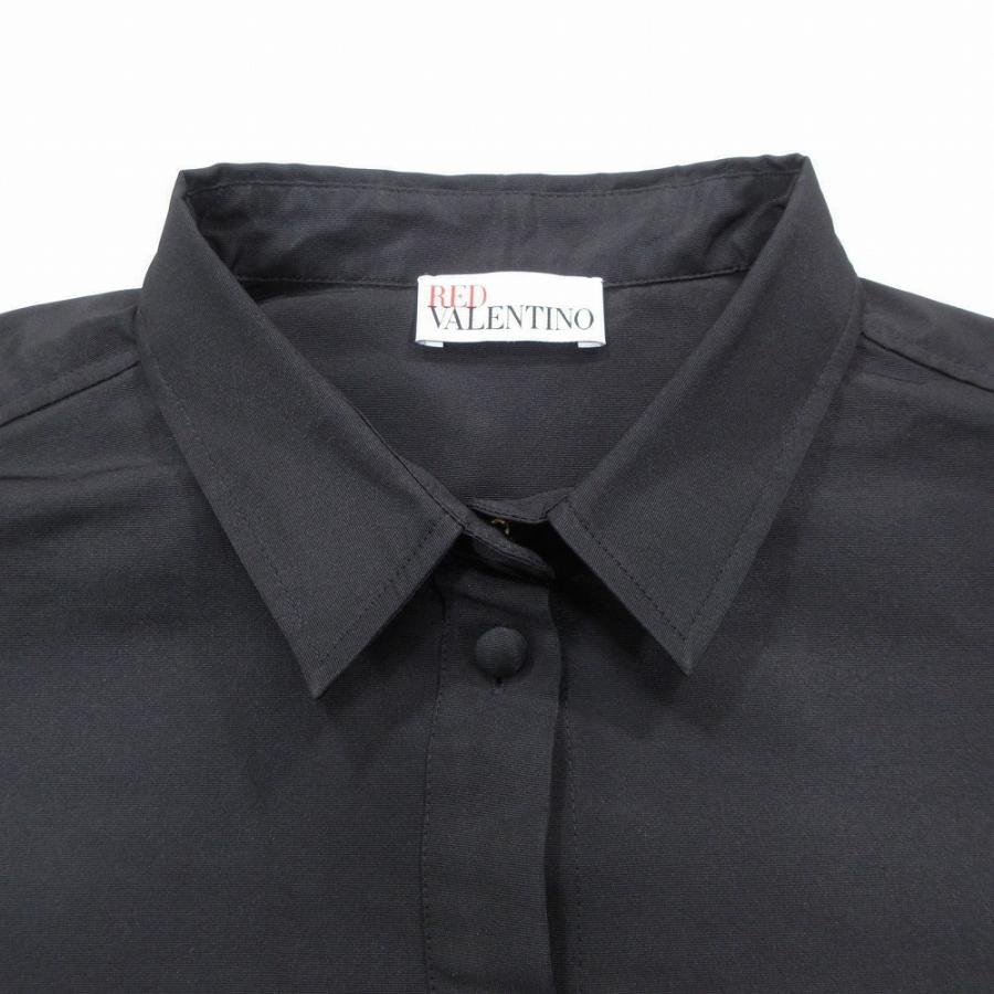 RED VALENTINO（レッドヴァレンティノ） サテン クロップド シャツ