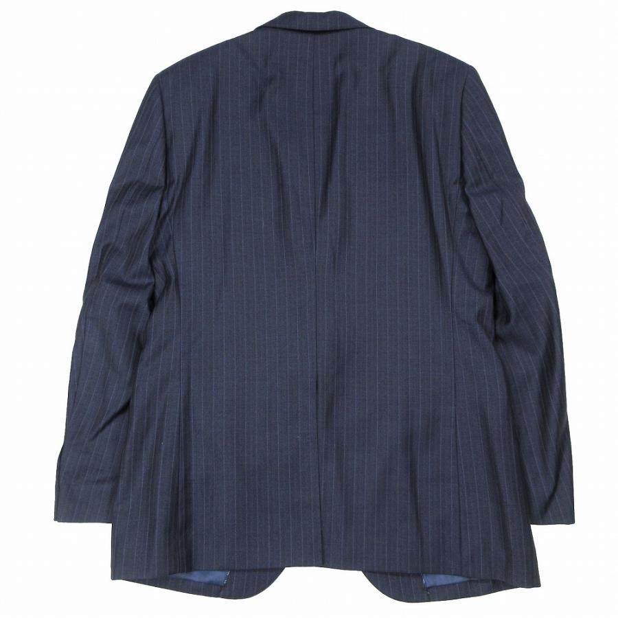 UOMO BILLIARE スーツ セットアップ ストライプ柄 Super 130s ウール