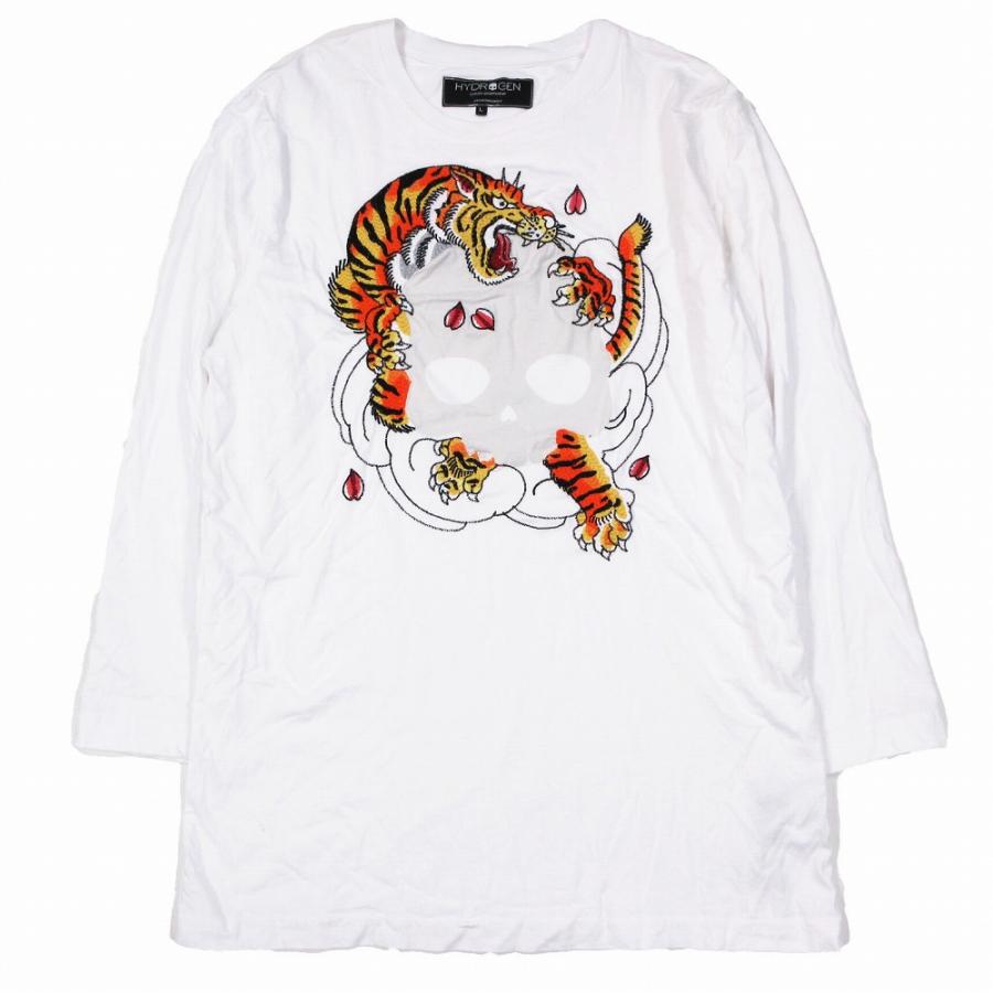 HYDROGEN（ハイドロゲン） ホリオオカミ Tシャツ ロンT カットソー