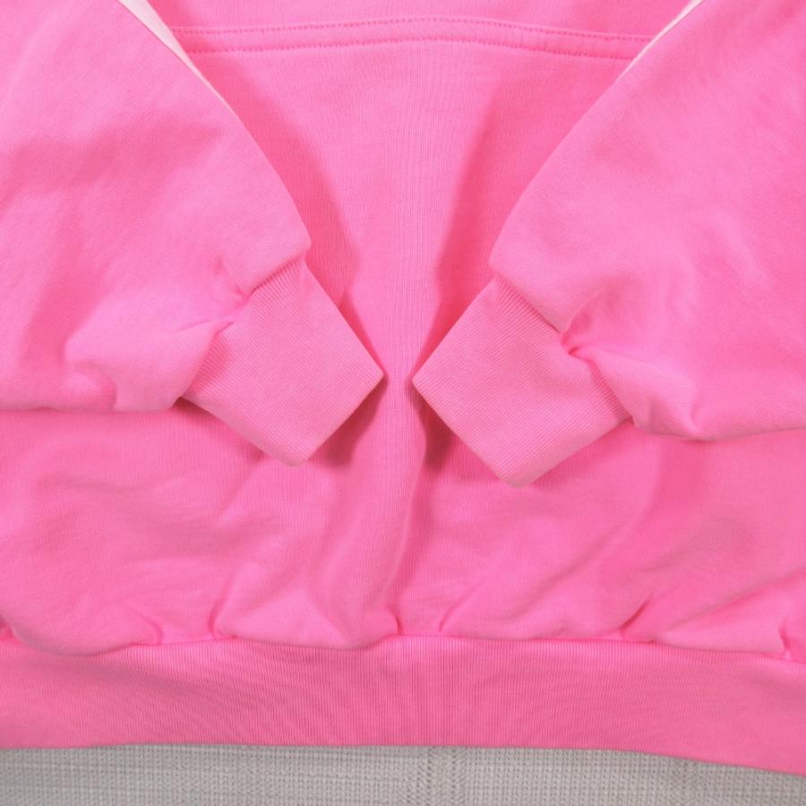 22aw BALENCIAGA × adidas コラボ バレンシアガ アディダス フーディ パーカー プルオーバー サイドライン ロゴ 2 M ピンク 【中古】