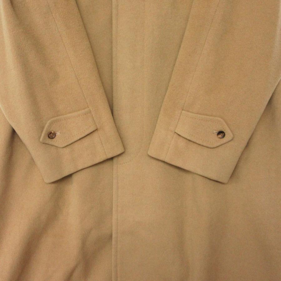 Vintage Burberrys バーバリーズ ピュアカシミヤ100％ ロング コート ステンカラー バルマカーン アウター Lベージュ メンズ 【中古】_3