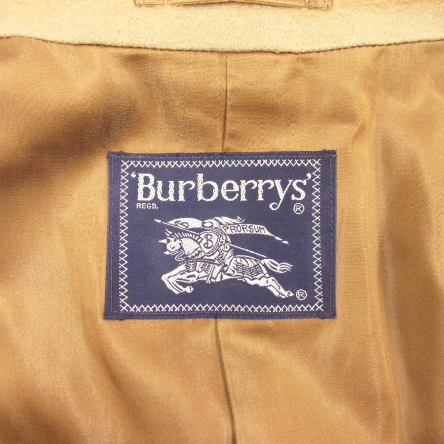 Vintage Burberrys バーバリーズ ピュアカシミヤ100％ ロング コート ステンカラー バルマカーン アウター Lベージュ メンズ 【中古】_5