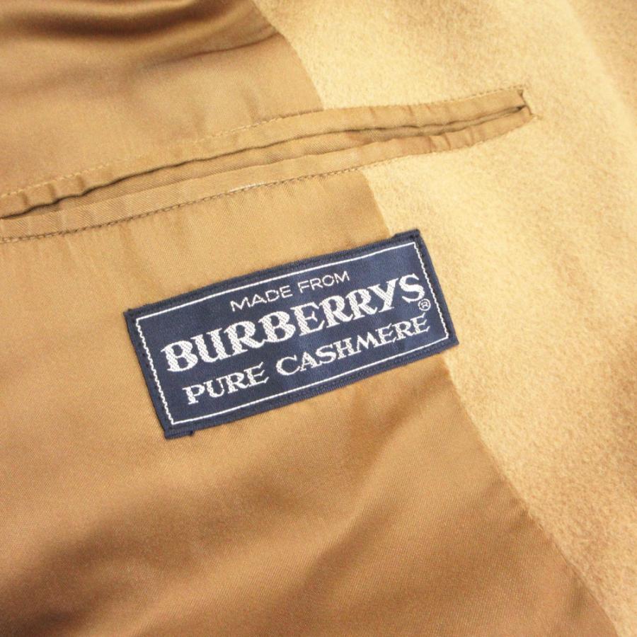 Vintage Burberrys バーバリーズ ピュアカシミヤ100％ ロング コート ステンカラー バルマカーン アウター Lベージュ メンズ 【中古】_6