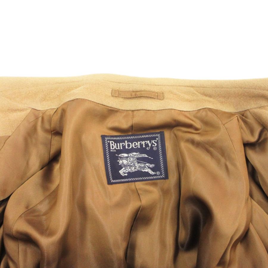 Vintage Burberrys バーバリーズ ピュアカシミヤ100％ ロング コート ステンカラー バルマカーン アウター Lベージュ メンズ 【中古】_7