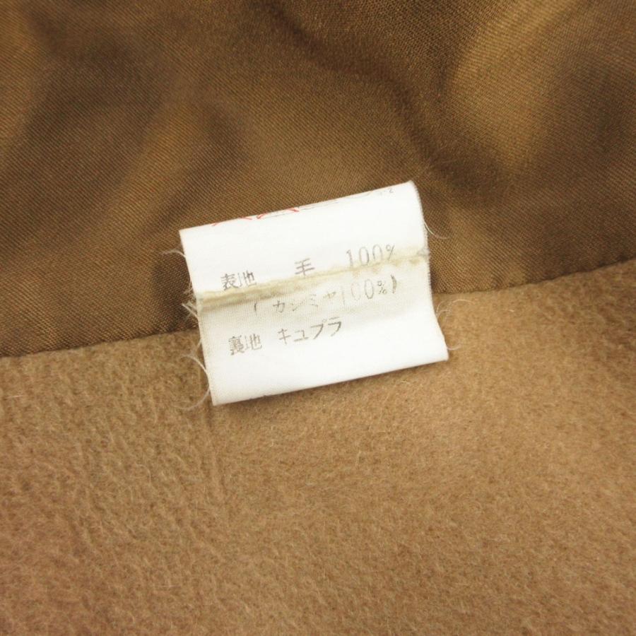 Vintage Burberrys バーバリーズ ピュアカシミヤ100％ ロング コート ステンカラー バルマカーン アウター Lベージュ メンズ 【中古】_8