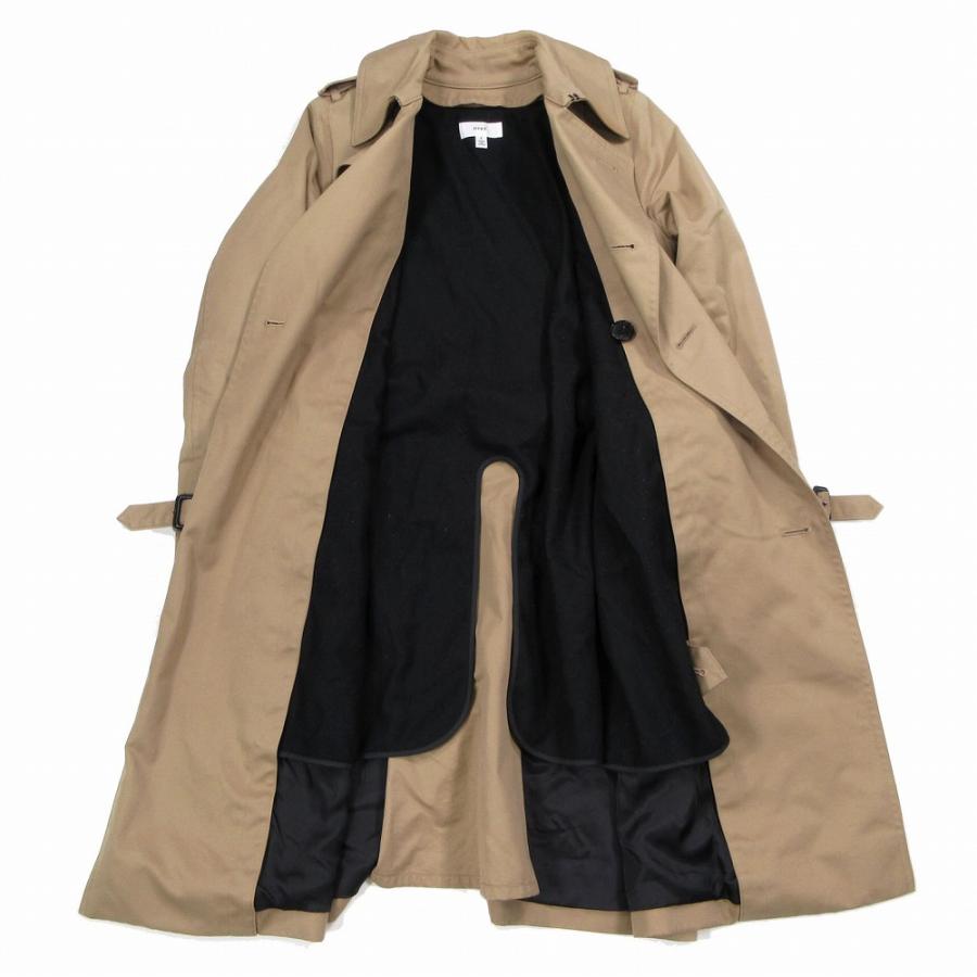 HYKE（ハイク） トレンチコート ジャケット ロング丈 ライナー付き 132