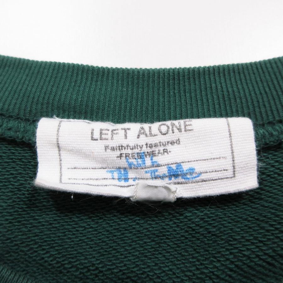 LEFT ALONE レフトアローン 刺繍 トレーナー スウェット プルオーバー