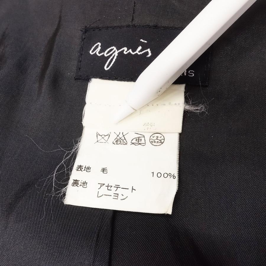 agnes b.（アニエスベー） agnes b ヘリンボーン ダブル コート