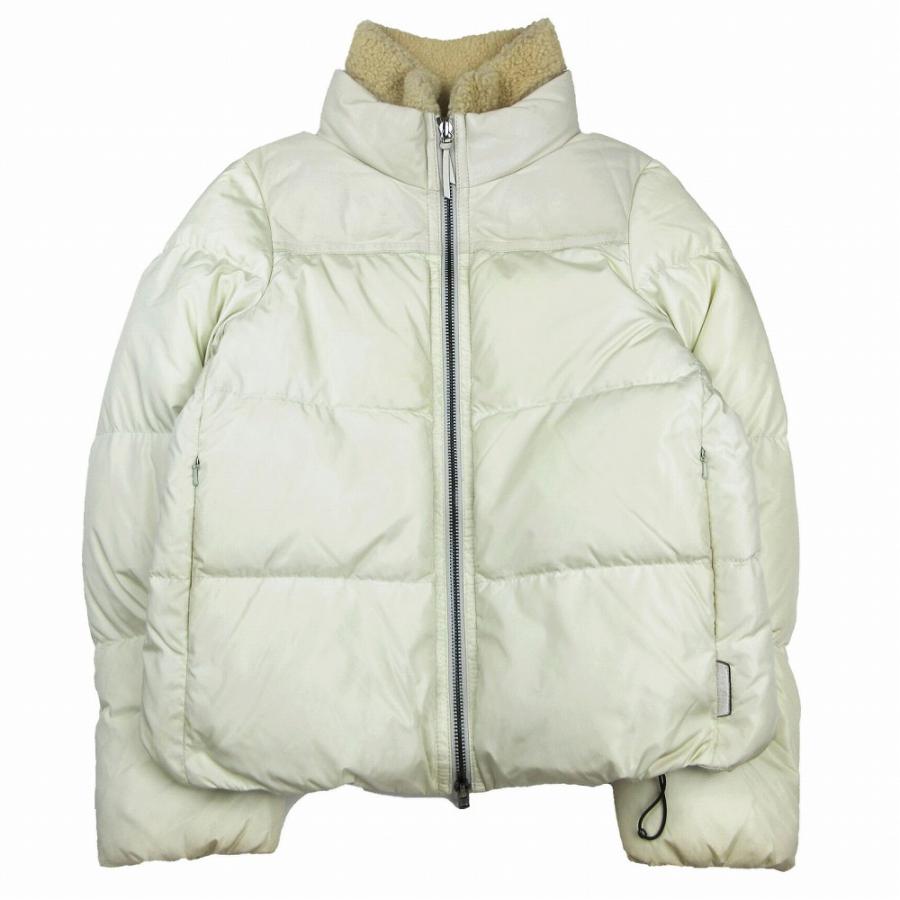 COACH（コーチ） ダウンジャケット ブルゾン レザー切替 ボア アウター