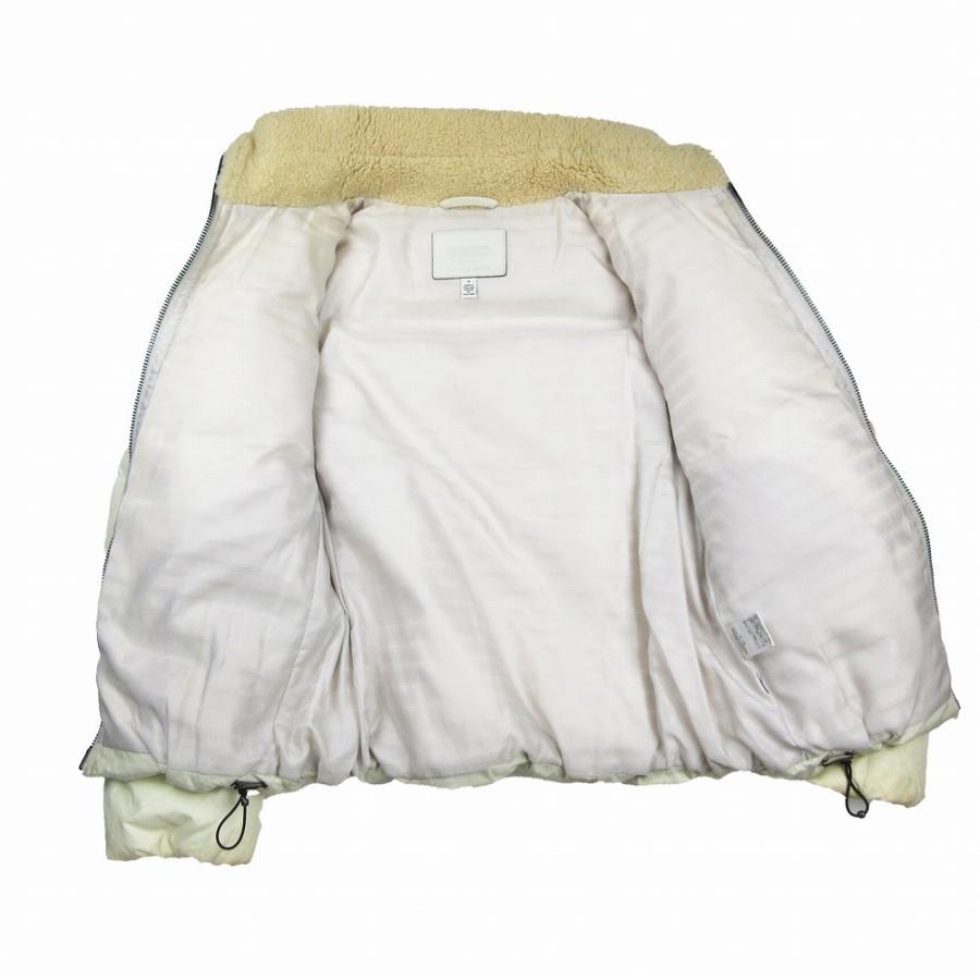 COACH（コーチ） ダウンジャケット ブルゾン レザー切替 ボア アウター