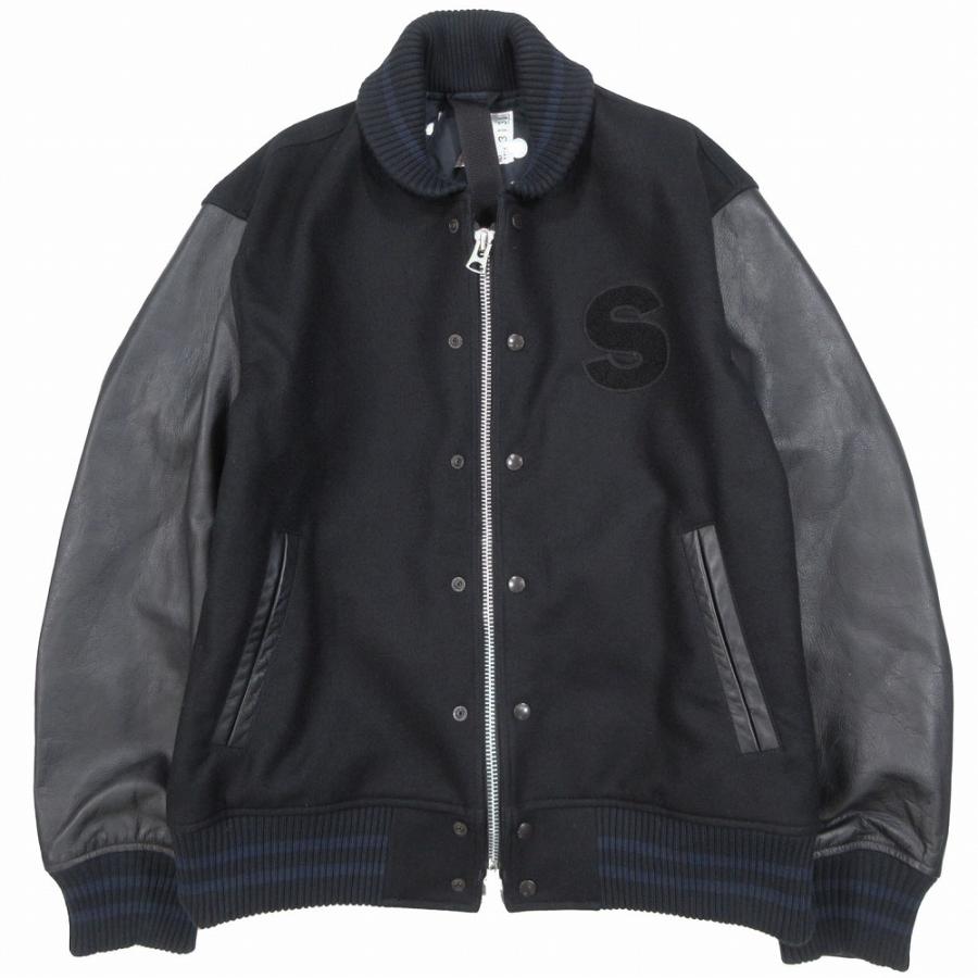 専用★タグ付き★2023 SACAI  サカイ　ブルゾン　スタジャン 専用☆タグ付き☆2023 SACAI サカイ ブルゾン スタジャン - メルカリ