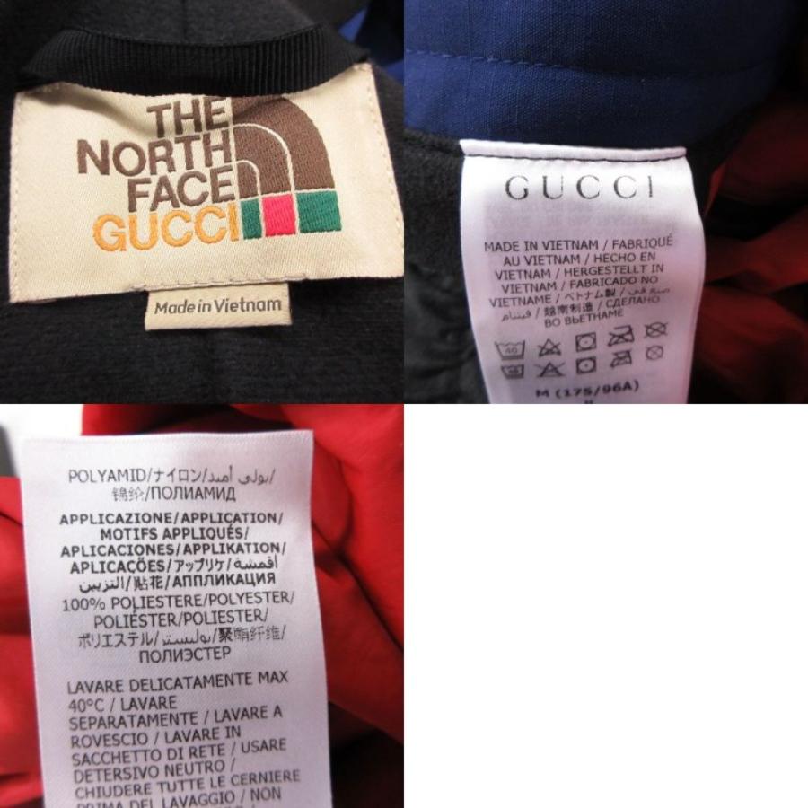 美品 21AW GUCCI グッチ ツナギ ×THE NORTH FACE ザ ノースフェイス Edition OverAll エディション オーバーオール オールインワン ブルー M メンズ 【中古】の画像