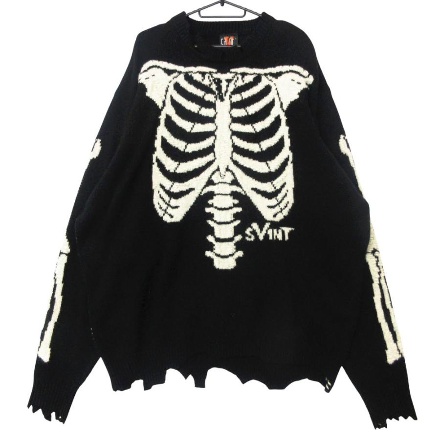セントマイケル×ヴィーロン ボーンニット ニット SAINT MICHAEL セントマイケル × VLONE BONE KNIT ボーン