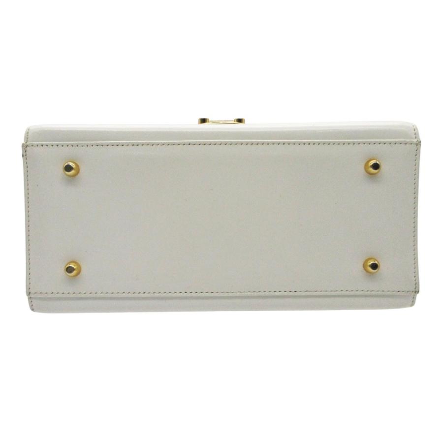 Vintage Gianni Versace ジャンニ・ヴェルサーチ ハンドバッグ サンバースト バニティバッグ カバン 鞄 ホワイト レディース 【中古】