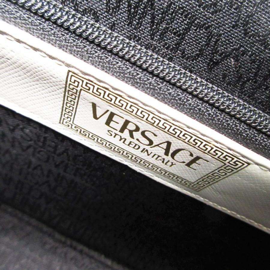 Vintage Gianni Versace ジャンニ・ヴェルサーチ ハンドバッグ サンバースト バニティバッグ カバン 鞄 ホワイト レディース 【中古】