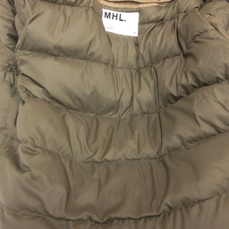 美品 MARGARET HOWELL マーガレットハウエル ステンカラーコート ダウン ライナー付き ロング丈 ジャケット 595-6210503 アウター_4
