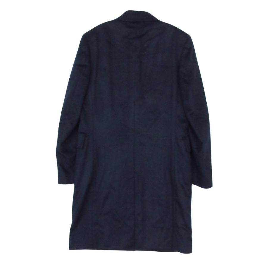 Paul Smith ポール・スミス チェスターコート カシミヤ100％ ロング ジャケット ブルゾン アウター ネイビー S【S】 メンズ 【中古】