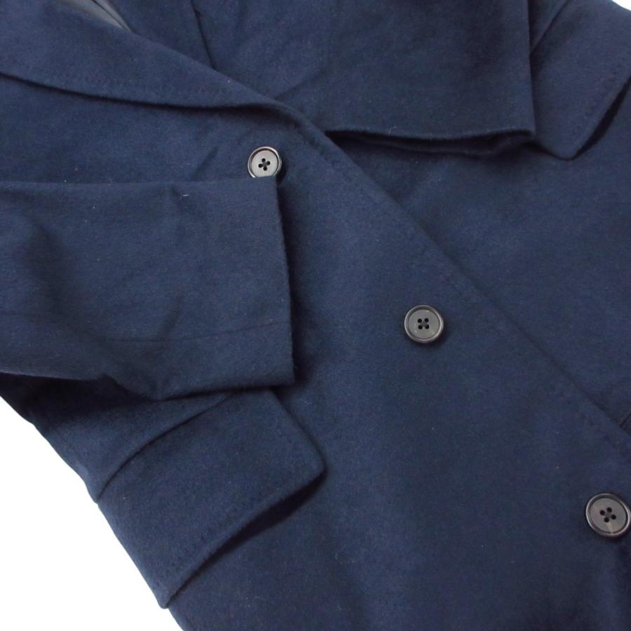 Paul Smith ポール・スミス チェスターコート カシミヤ100％ ロング ジャケット ブルゾン アウター ネイビー S【S】 メンズ 【中古】