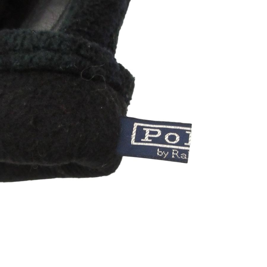POLO RALPH LAUREN（ポロ・ラルフローレン） 手袋 レザー切替 タータン