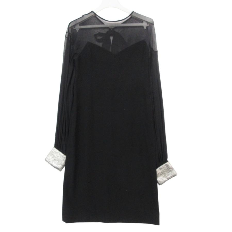 DOLCE & GABBANA シースルー ワンピース ブラック DOLCE&GABBANA ドルチェアンドガッバーナ ワンピース シースルー