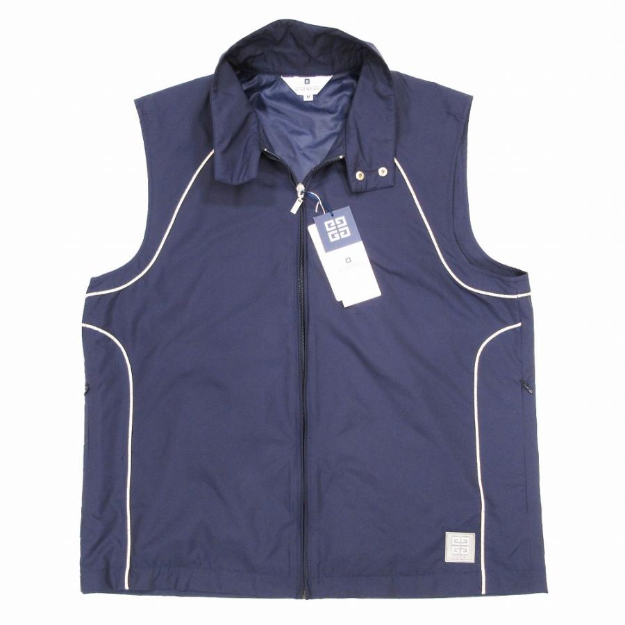 ジバンシーゴルフ　GIVENCHY（Lサイズ）黒ナイロンベスト GIVENCHY（ジバンシィ） ゴルフ GIVENCHY GOLF ナイロン ベスト