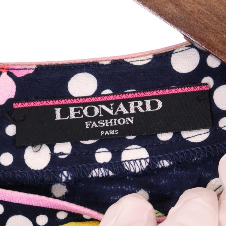 LEONARD（レオナール） コットン フラワー 花柄 ドット 水玉 ブラウス
