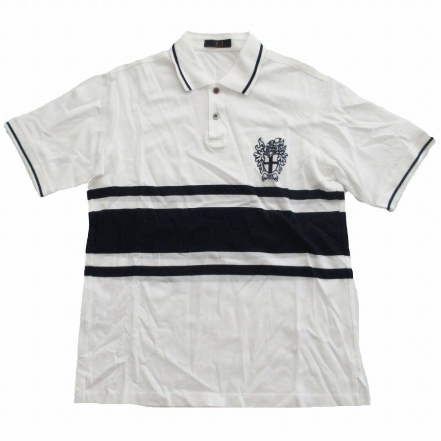 DAKS（ダックス） エンブレム刺しゅう ポロシャツ トップス 半袖