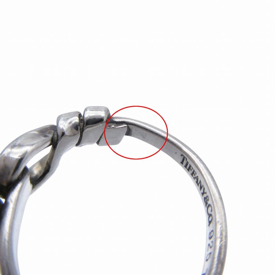 TIFFANY&Co.（ティファニー） フラットワイヤーラブノット リング 指輪