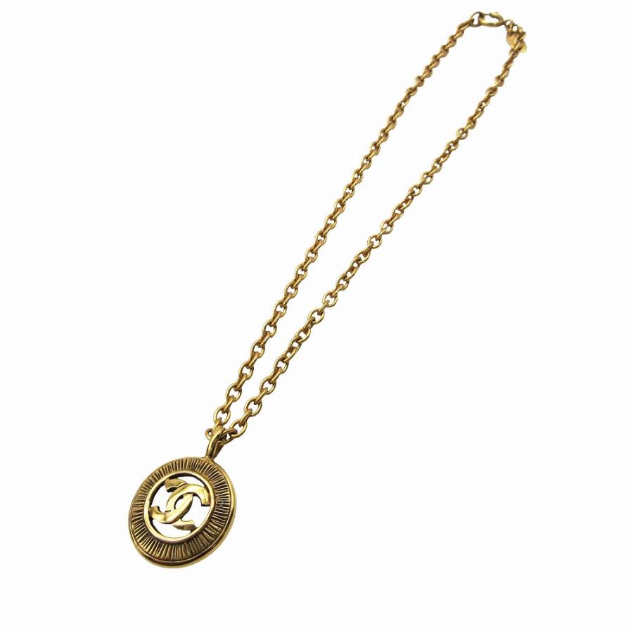 CHANEL シャネル ヴィンテージ ココマーク コイントップ ネックレス 