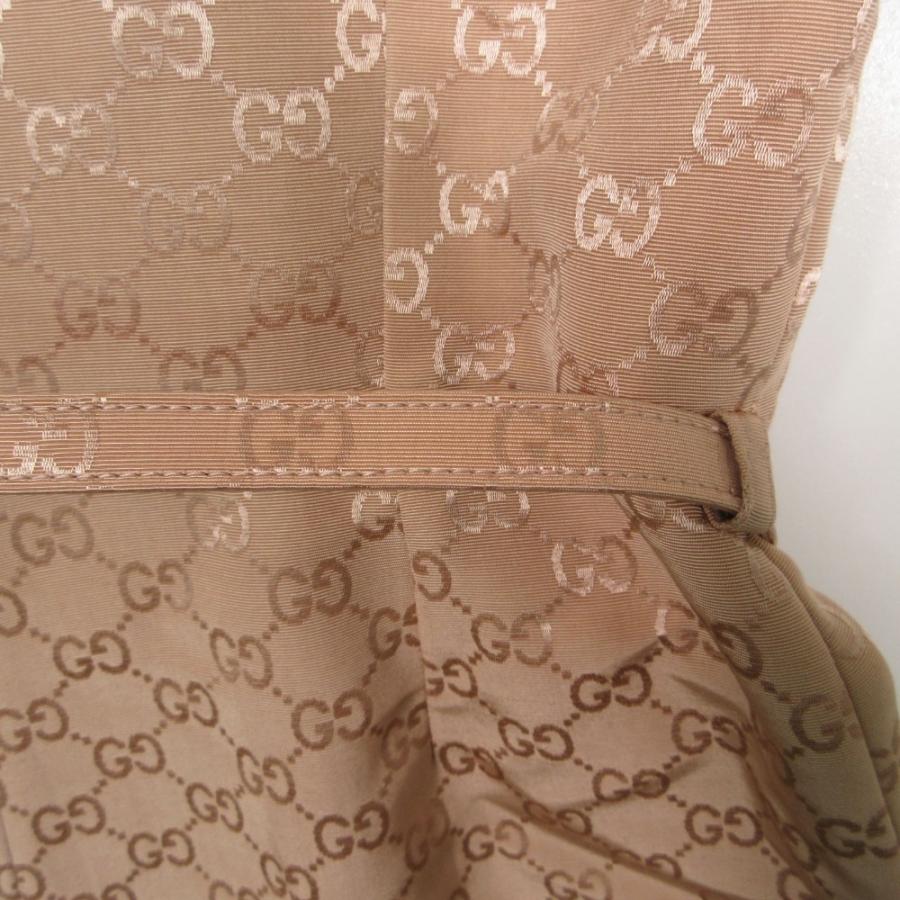 GUCCI グッチ 691496 GG柄 ベルト付 ジャンプスーツ オールインワン ツナギ ピンク 半袖 レディース 【中古】_5