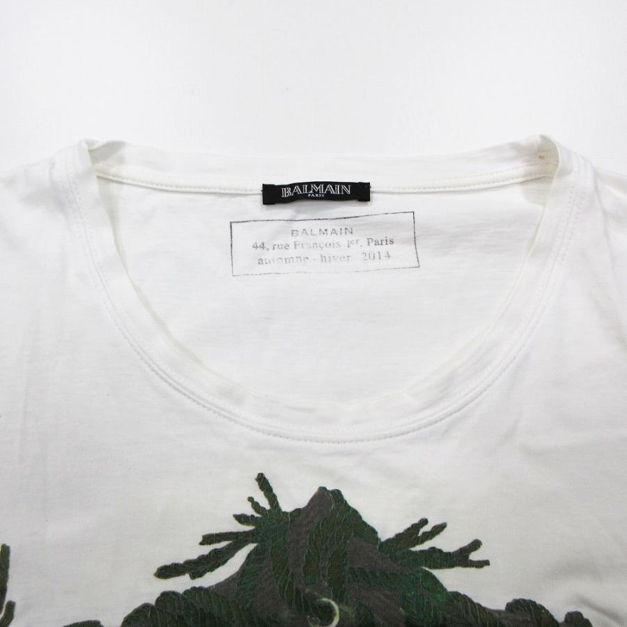 BALMAIN（バルマン） 14AW BIG EMBLEM PRINTED TEE エンブレムプリント 