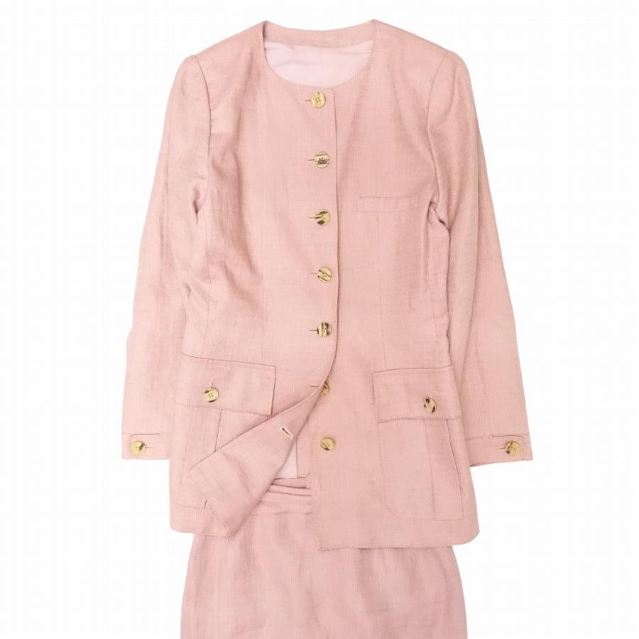 希少 VALENTINO ヴァレンティノ シルク セットアップ　スカート ピンク Valentino Garavani ヴァレンティノ・ガラヴァーニ スカート