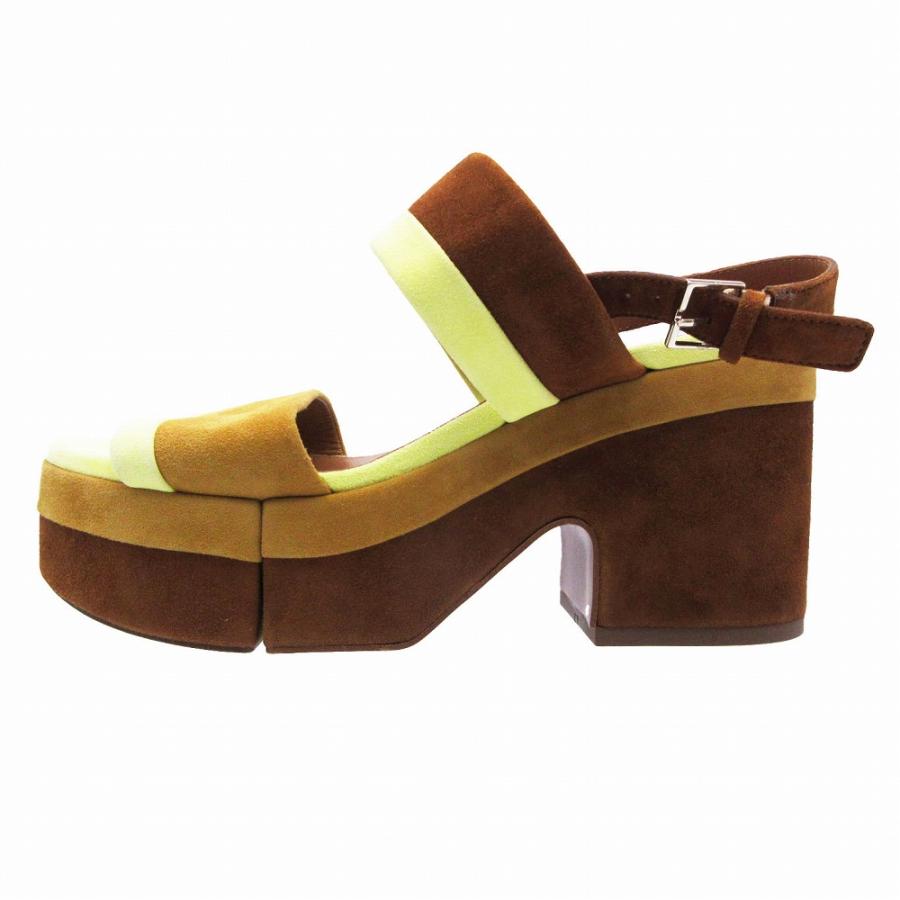 CLERGELIE (クレジュリー）プラットフォームサンダル 美品 CLERGERIE クレジュリー 厚底 サンダル プラットフォーム バック