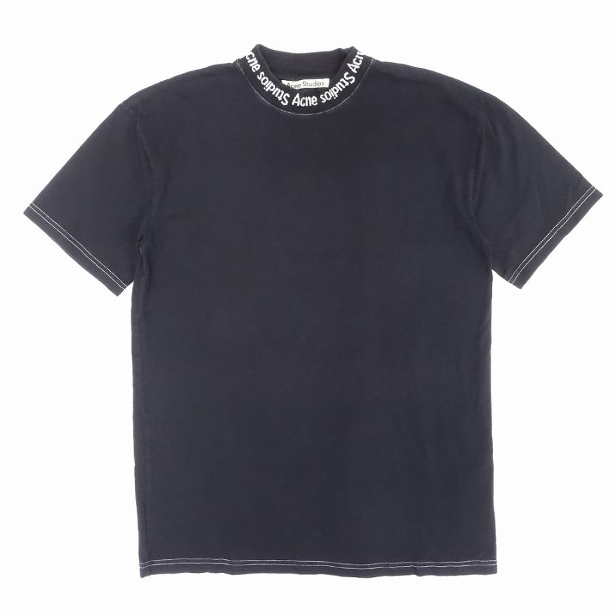 Acne アクネ カットソー ACNE（アクネ） Acne Studios ロゴ モックネック Tシャツ カットソー
