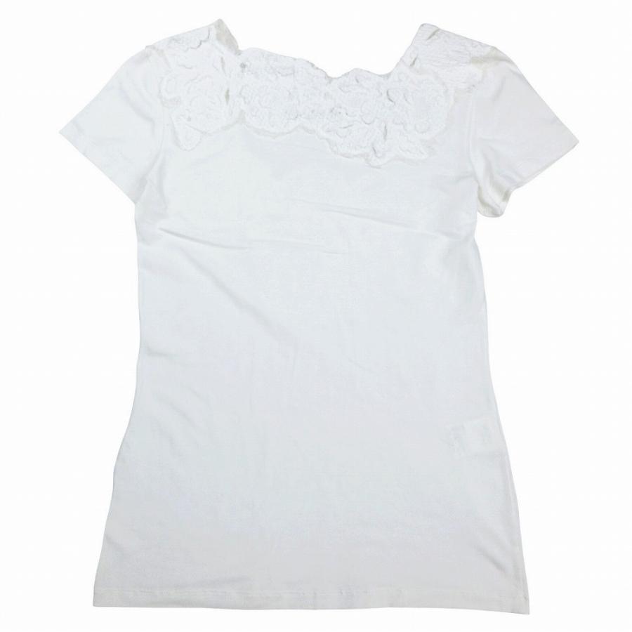 ERMANNO SCERVINO エルマンノシェルビーノ シルク レース カットソー T