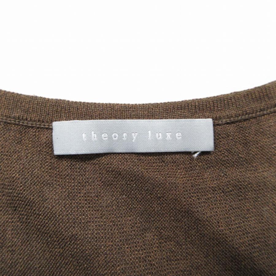 theory luxe（セオリーリュクス） シルク リネン サマー ニット V