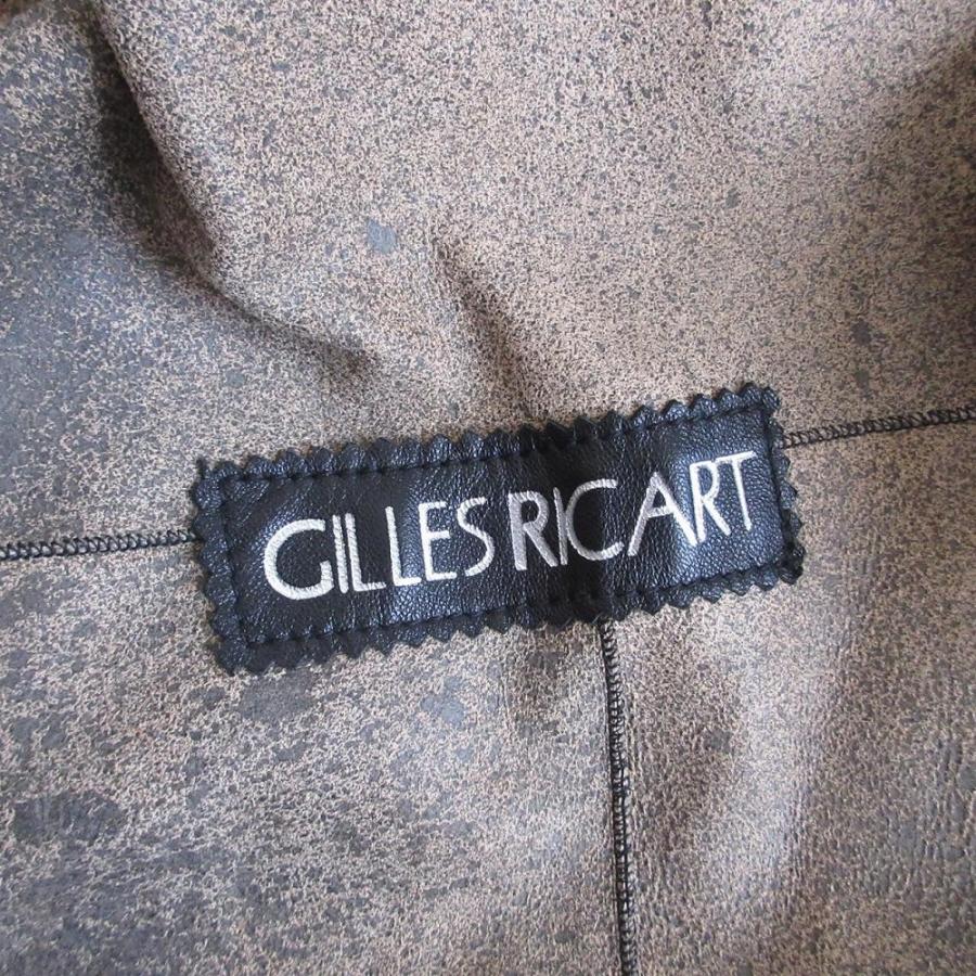 スペイン製 GILLES RICART ジルリカルト ゴートレザー ハラコ ファー 