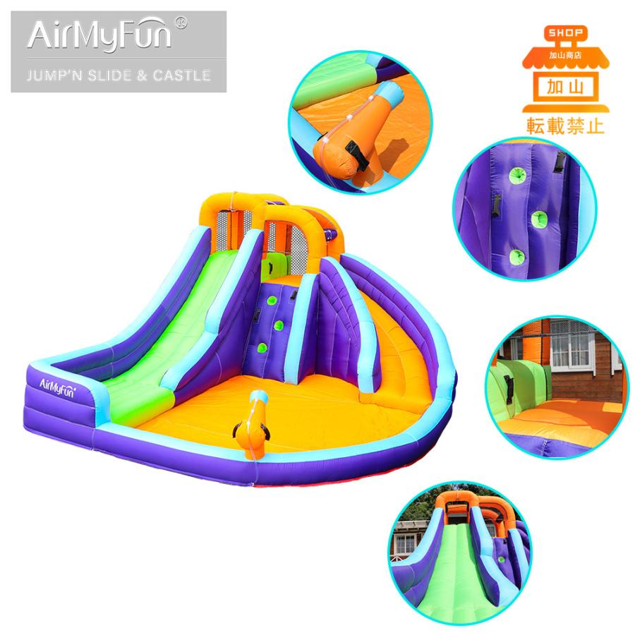 【中古品 】 HO!!PS プール 遊具 ビニールプール トランポリン 大型遊具 エア遊具 ウォータースライダー トレジャーアイランド 【PET7302667608】(26312円)