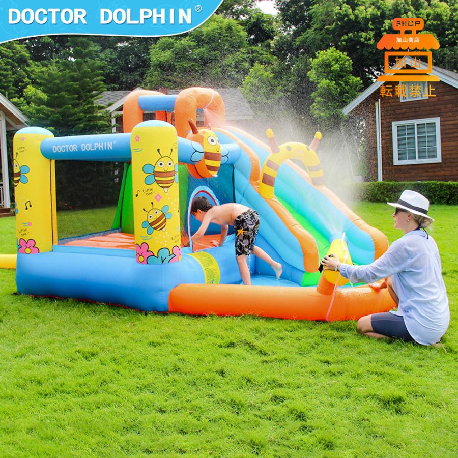 即購入可★ HO!!PS プール 遊具 ビニールプール トランポリン 大型遊具 エア遊具 ウォータースライダー トレジャーアイランド 【NAN7966541516】(28704円)