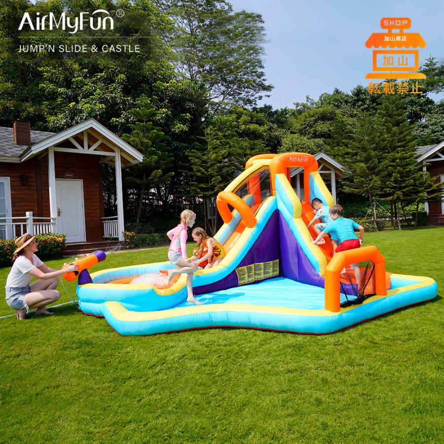 専用出品 HO!!PS プール 遊具 ビニールプール トランポリン 大型遊具 エア遊具 ウォータースライダー トレジャーアイランド 【JSB8990931036】(32395円)