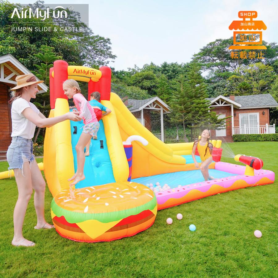 【最終値下げ】 HO!!PS プール 遊具 ビニールプール トランポリン 大型遊具 エア遊具 ウォータースライダー トレジャーアイランド 【EIM7818308180】(28170円)