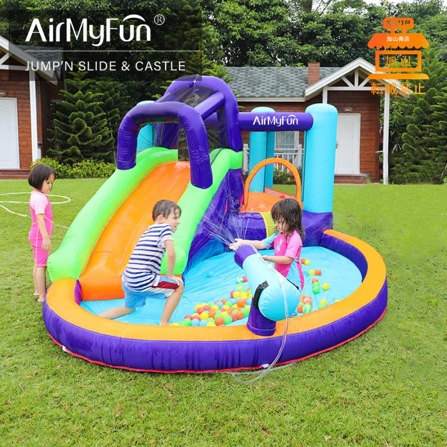 【新品未開封】 HO!!PS プール 遊具 ビニールプール トランポリン 大型遊具 エア遊具 ウォータースライダー トレジャーアイランド 【VQL7871014978】(28360円)