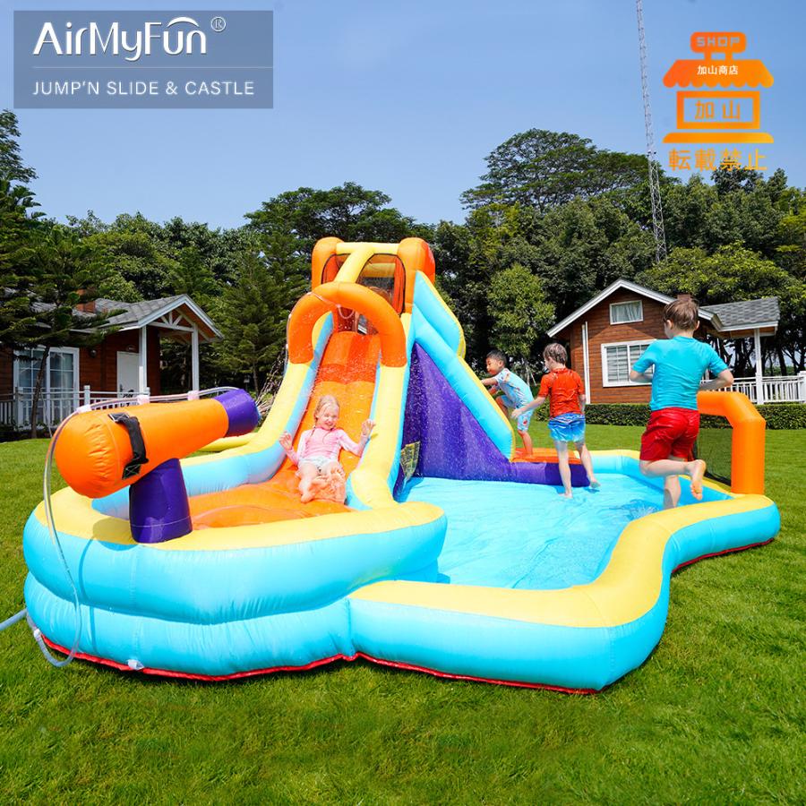 新入荷！ HO!!PS プール 遊具 ビニールプール トランポリン 大型遊具 エア遊具 ウォータースライダー トレジャーアイランド 【6875462821】(24773円)