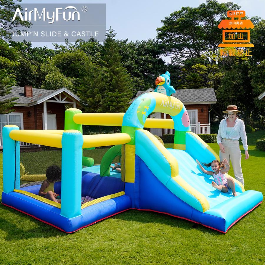 【美品】 HO!!PS プール 遊具 ビニールプール トランポリン 大型遊具 エア遊具 ウォータースライダー トレジャーアイランド 【LW6726141495】(24235円)