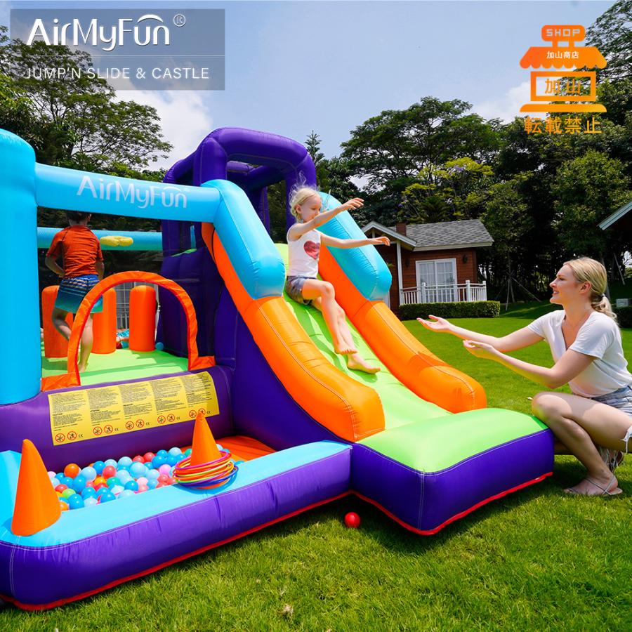 【新品 送料込み】 HO!!PS プール 遊具 ビニールプール トランポリン 大型遊具 エア遊具 ウォータースライダー トレジャーアイランド 【K7366142295】(26541円)