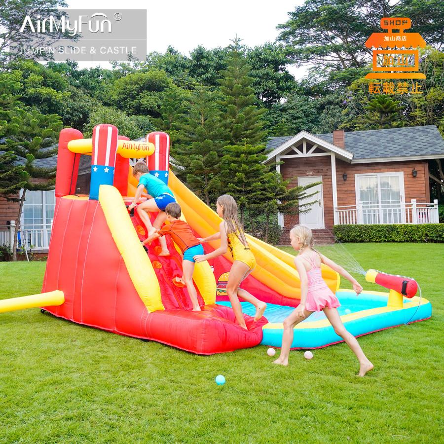 秋冬の主役◎ HO!!PS プール 遊具 ビニールプール トランポリン 大型遊具 エア遊具 ウォータースライダー トレジャーアイランド 【I9158754187】(33000円)
